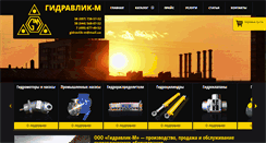 Desktop Screenshot of gidravlik-m.com